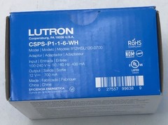 New Lutron CSPS-P1-1-6-WH 12 Volts Plug-in Power Supply Adapter z339