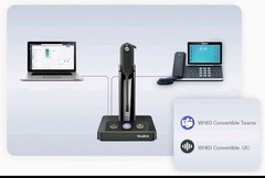 Yealink WH63 Teams DECT Wireless Headset New Sealed – Certified Microsoft Teams