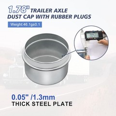 4 Pcs 1.78″ Trailer Bearing Dust Cap Grease for 3/4″ 4PCS-1.78 Hub