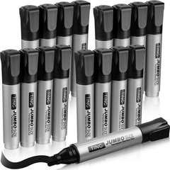 16 Pcs Jumbo Size Permanent Markers Bulk Large Chisel Tip Permanent Markers T…