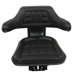 Black Tractor Suspension Seat For Massey Ferguson 180 185 235 240 245 250 254