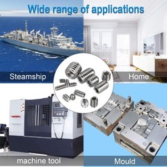 340Pcs Metric Hex Socket Head Cup Point Set Screws Assortment Kit, 304 Stainless