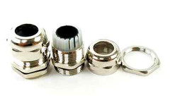 10 PG13.5 Precise CNC Machined Waterproof Nickle Plated Brass Cable Gland 6-12mm