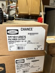 Hubbell Chance Polymer Cutout