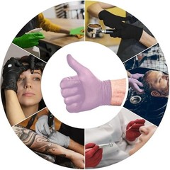 Level 3 Nitrile Gloves Professional Heavy Duty Disposable Gloves Latex Free