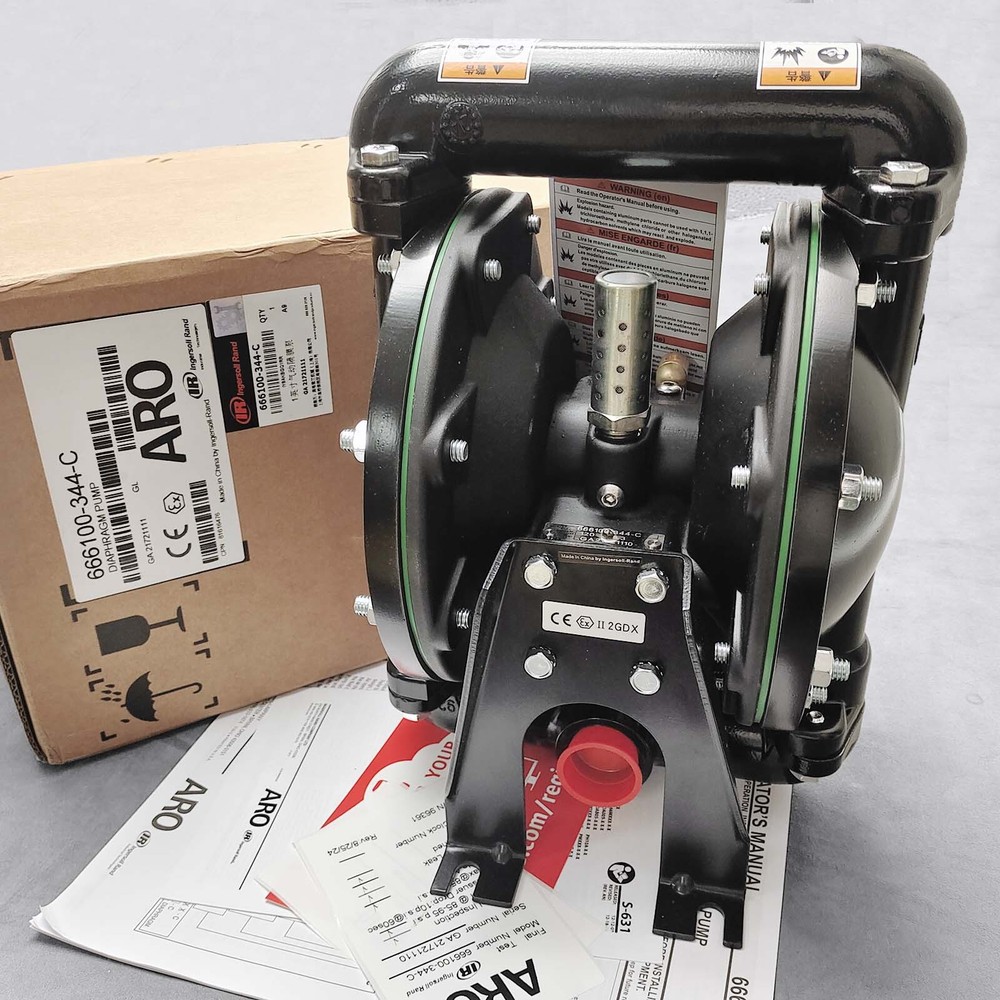 New 1″ Air Operated Double Diaphragm Pump for Ingersoll Rand Aro 666100-344-C