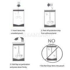3.5″x10″ Self-Sealing Sterilization Pouches for Autoclave (Choose Quantity)
