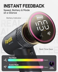 Fanttik Gust B11 Mix 2-in-1 Electric Air Duster & Fan, Dust Blower, 110000RPM…