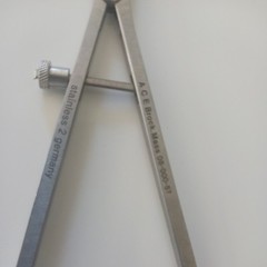 ACE Castroviejo Caliper Round 0-40mm 7 Surgical Dental Instruments Made is USA