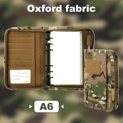 Military Army Ring Binder Zippered Portfolio M, As Shown in the Picture