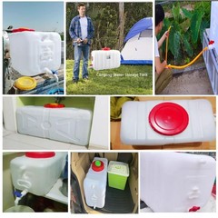 Large Plastic Water Storage Tanks 25L/35L/50L/80L/110L/200L Emergency Water