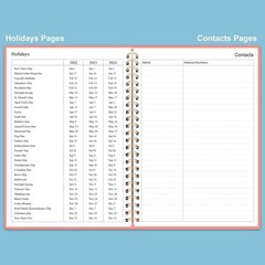Check Register â€“ A5 Check Book Register Books with Check & Transaction Rose