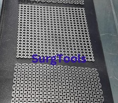 Titanium Cranial Mesh 100x100mm 5pcs w/ 70 Screws Neurosurgery Cranioplasty