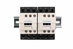 30A 6 Pole NO 1NO/1NC 110/120VAC Contactor w/ 35×150 mm DIN Rail and 2#10 Screws