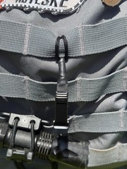 MOLLE Glove Holder Snap for Battle Belt Pant Loop Gear Quick Release Paracord