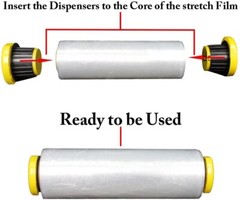 Pallet Wrap Stretch Film dispenser Hand Saver with Tension Control 1 Pair