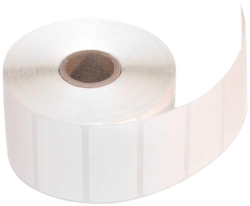 Direct Thermal Labels, 2-Inch x 1 Inch, White, Roll, Permanent Adhesive, Perf…