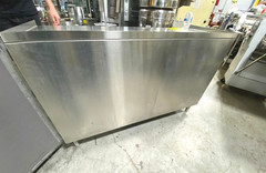 Cabinet/ By Champion Stainless Steel / 2 Glass Doors 61″w x 22″d x 39″H