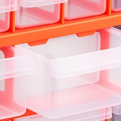 VEVOR 22-Drawer Storage Organizer Plastic Drawer Parts Storage Cabinet Stackable