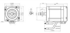 STEPPERONLINE Nema 34 6.5Nm 920oz.in Closed Loop Stepper Motor 6A & Driver Kit
