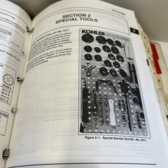 Kohler Magnum Parts-Engines Orig. Service Repair Manual Book 1988-95 Large Size