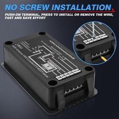 DC 12V 80 Amp Circuit Breaker Fuse Resettable for Trolling Motor Boat Waterproof