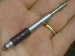 Mitutoyo Depth Micrometer 3-12″ with box – AS SHOWN – see all pics