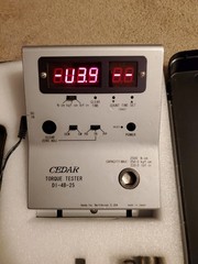 Cedar Digital Torque Tester DI-4B-25 for impact tools, “Tested / Working”