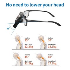 6X Magnifier Dental 48 ° Ergo Optical Loupes For Oral Surgery Prevent Bending US