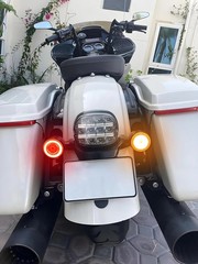 Motorcycle LED Turn Signals Bulbs Rear 1157 Bullet Lights Fit for Harley Softail
