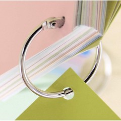 3 Inch (12 Pack) Loose Leaf Binder Book Rings, Heavy Duty Nickel Plated Steel
