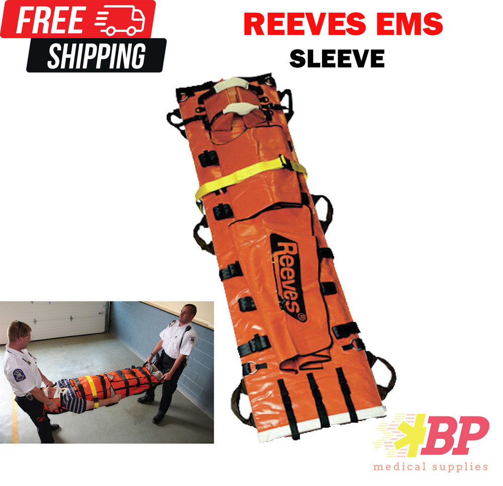 Reeves Sleeve Backboard Patient Immobilization EMS EMT First Responders – Orange
