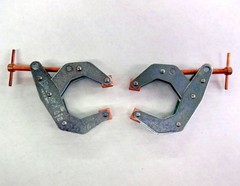 (2) Kant Twist No. 2-1/2D Clamps Made In USA 2.5″ in EXCELENT USED CONDITION