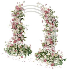 Heavy Duty Bridal Metal Wedding Arch Stunning Garden Arbor Floral Backdrop Stand
