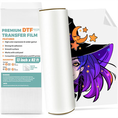KASYU DTF Transfer Film Roll, A3 13″ X 82Ft for Sublimation&Dtf Printers | DTF F