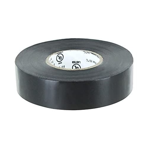 Black Electrical Tape – 20 Roll Pack (60′ x 3/4″ x 0.07″ )