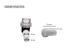 Mitty Dairy Inline filter for cow or goat milking machine with Spare Filter