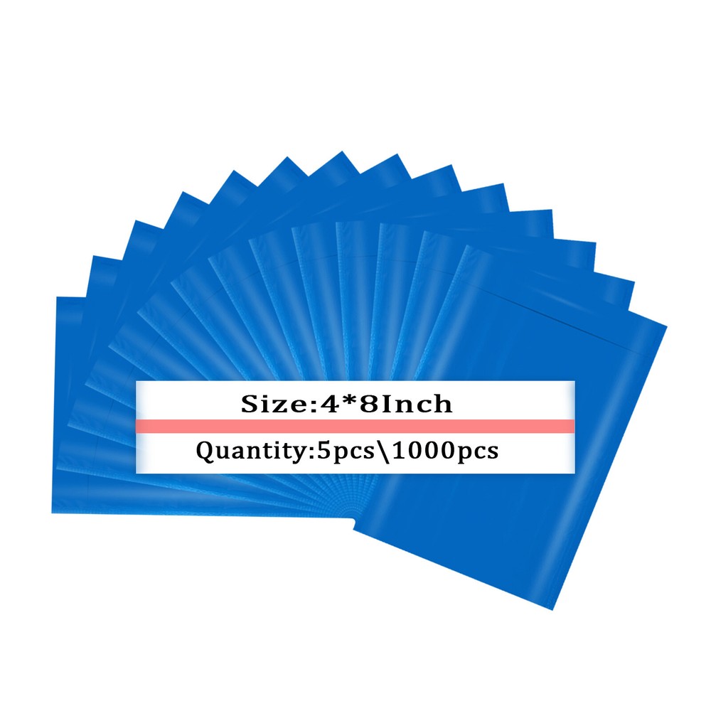 #000 4×8 Blue Self Seal Poly Bubble Mailer Padded Envelope, 25,50,100,500.1000