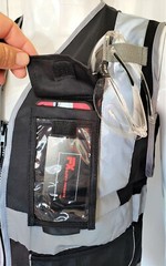 Hi Visibility Reflective Black Safety Vest (Small to 2XL)