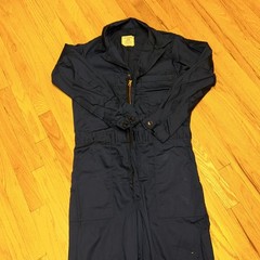 Vtg 1979 US navy issued shipboard military coverall Overalls 40 Long