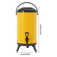 Stainless Steel Insulated Beverage Dispenser,Cold and Hot Drink Dispenser