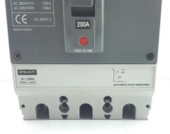 Hyundai UPB 250L Molded Case Circuit Breaker 200 Amps 3 Pole