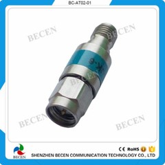 2W SMA-JK Coaxial Attenuator DC-6GHz 50ohm 1dB 3db 5db 6db 10db 15db 20db 30db