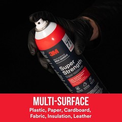 3M Super 77 Multi-Surface Spray Adhesive, 14.1 Oz., Low VOC, Quick Bond, Fast Dr