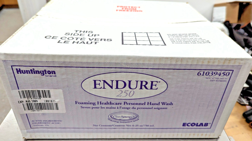Case Of 6 Antibacterial Foaming Hand Soap, Ecolab Endure 750M Expired SEE VIDEO