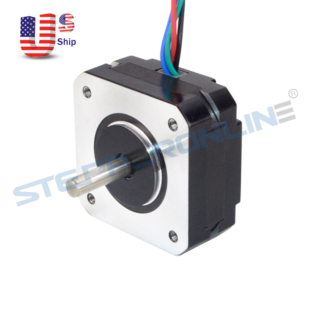 Short Body Nema 17 Stepper Motor 16Ncm(22.6oz.in) 1A 20mm 4-wire 17HS08-1004S