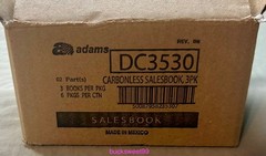 Adams General Purpose Sales Book DC3530, 2 Part Form, 50 Forms ea. – 18 BOOKS