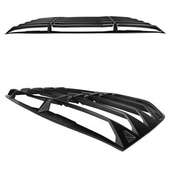 Rear Window Louver Matte Black Dodge Challenger 2008-2023 DCHL08XV2-PP