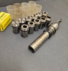TSD Universal ½” Cap. Collet Chuck 1″ Shank 7.41″ OAL 90528 Machinist Acura Flex