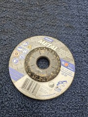 (QTY 7) Norton 4-1/2″ x 1/4″ x 7/8″ Metal Aluminum Oxide Grinding Wheel Type 27